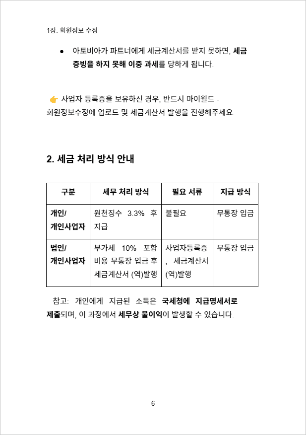 아토비아 파트너스 가이드북 6쪽