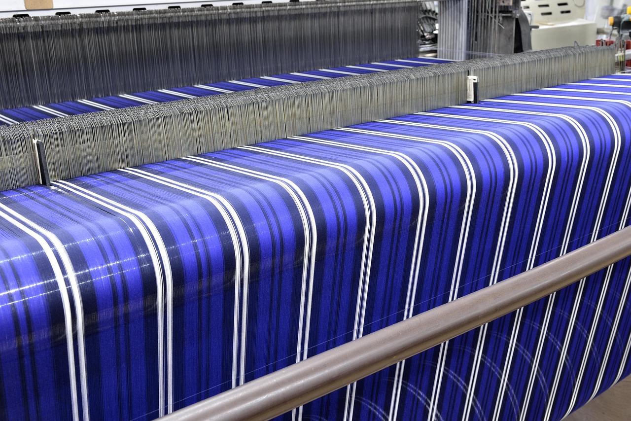 textile, weaving, bench